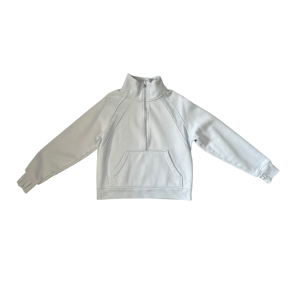 Danskin Quarter Zip Sweatshirt Blue Size Medium